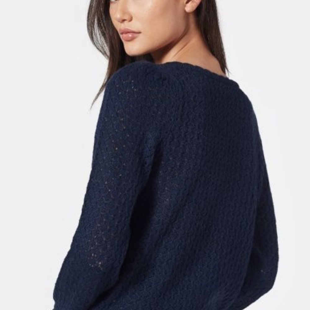 Joie- Moxya Sweater Navy -Med - Picture 4 of 4